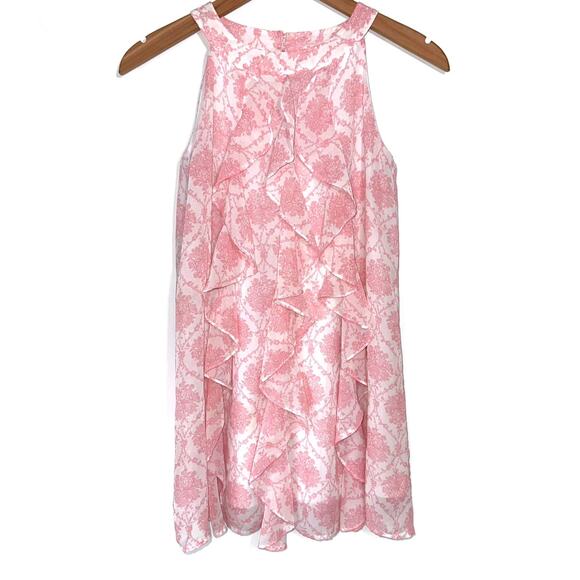 Disney D-Signed Beauty and the Beast Girls Brocade Chiffon Ruffle Tank Dress - Picture 1 of 13